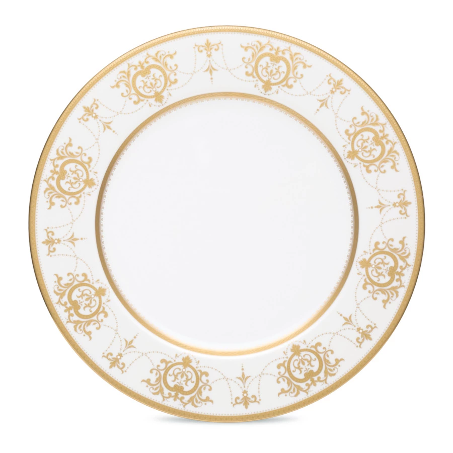 Тарелка подстановочная Narumi Золотая тиара 30 см, фарфор костяной