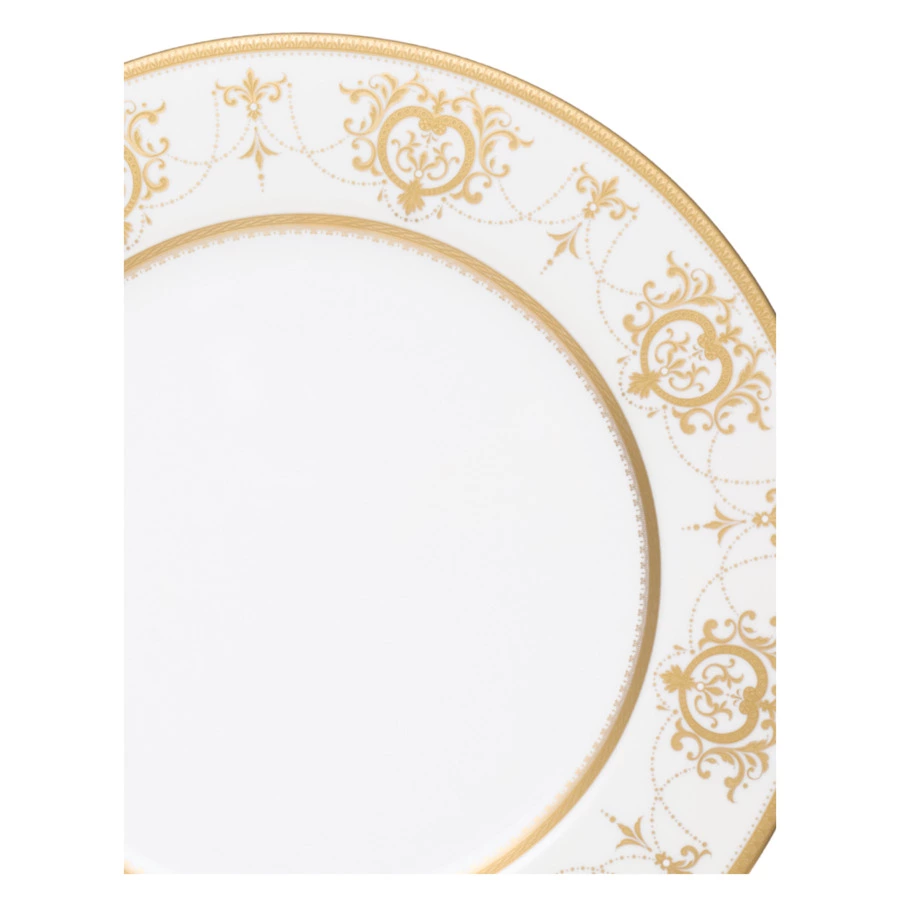 Тарелка подстановочная Narumi Золотая тиара 30 см, фарфор костяной