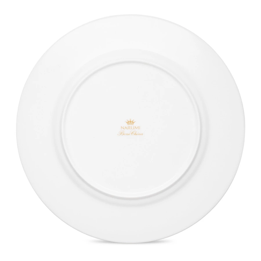 Тарелка обеденная Narumi Золотая тиара 27 см, фарфор костяной