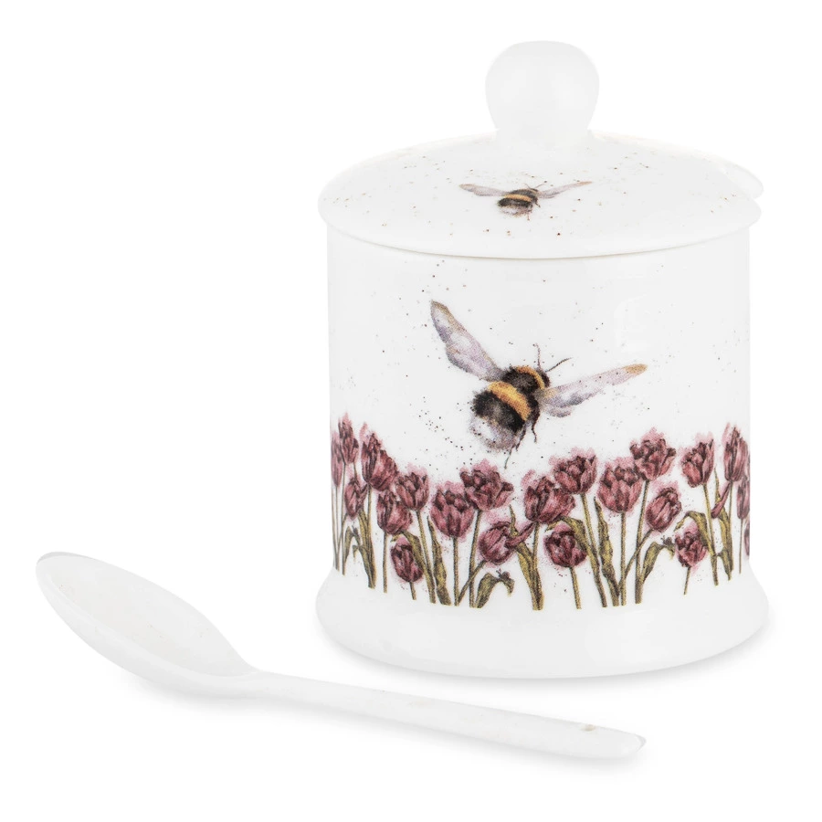Банка для специй Royal Worcester Забавная фауна Пчела 160 мл, фарфор костяной