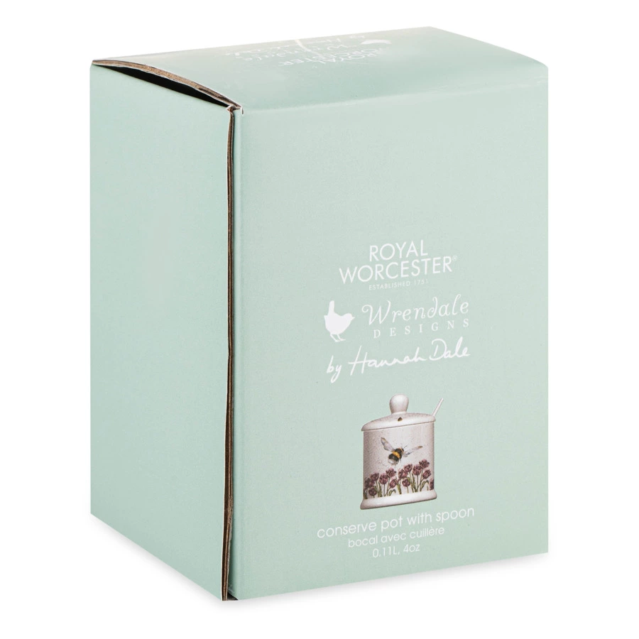 Банка для специй Royal Worcester Забавная фауна Пчела 160 мл, фарфор костяной