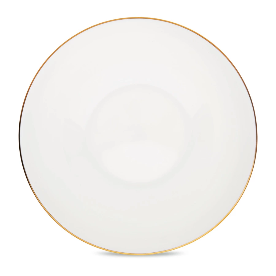 Салатник большой Narumi Золотой ноктюрн 22 см, фарфор костяной