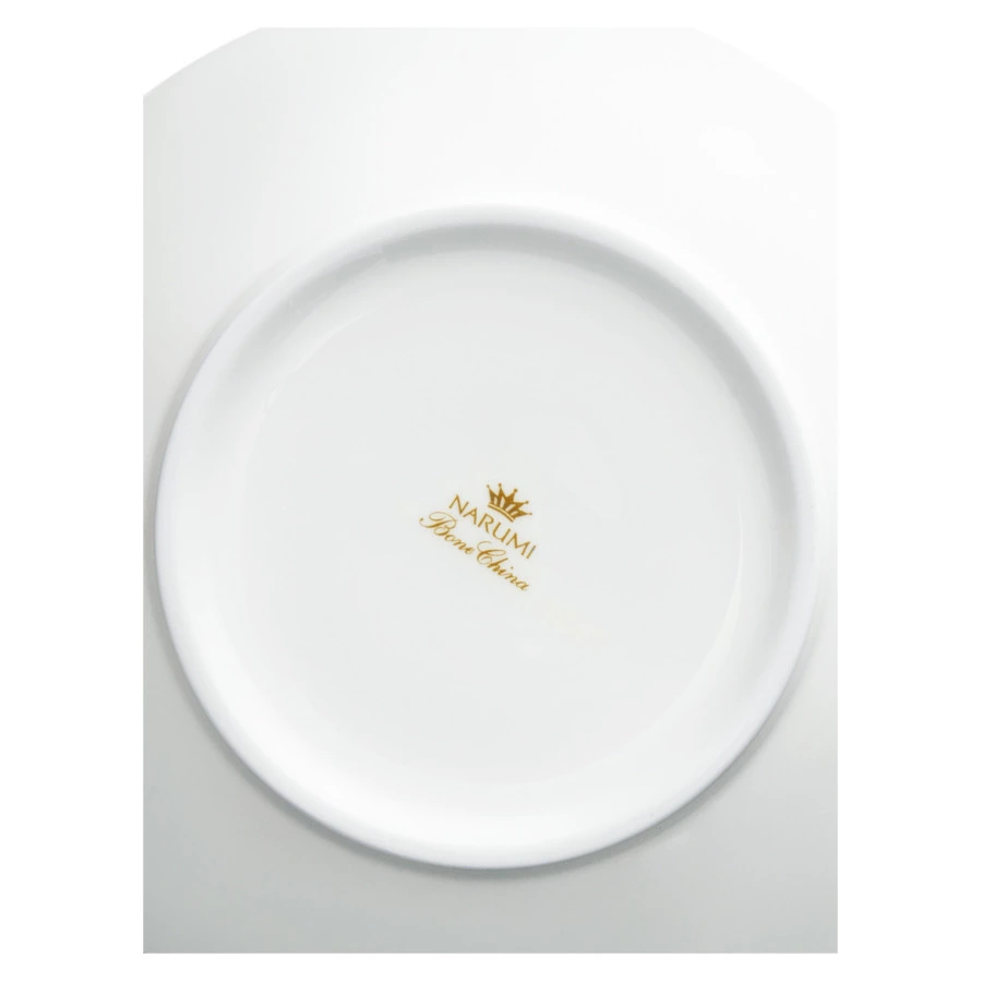 Салатник большой Narumi Золотой ноктюрн 22 см, фарфор костяной