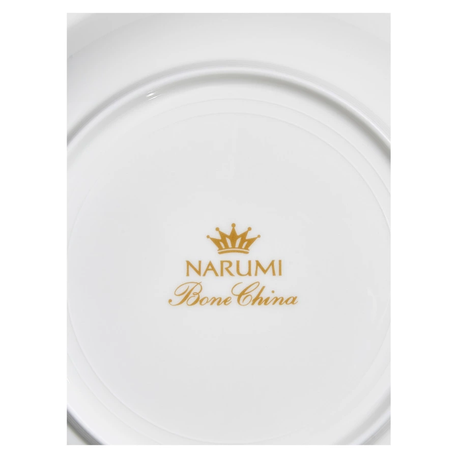 Тарелка суповая Narumi Золотой ноктюрн 23 см, фарфор костяной