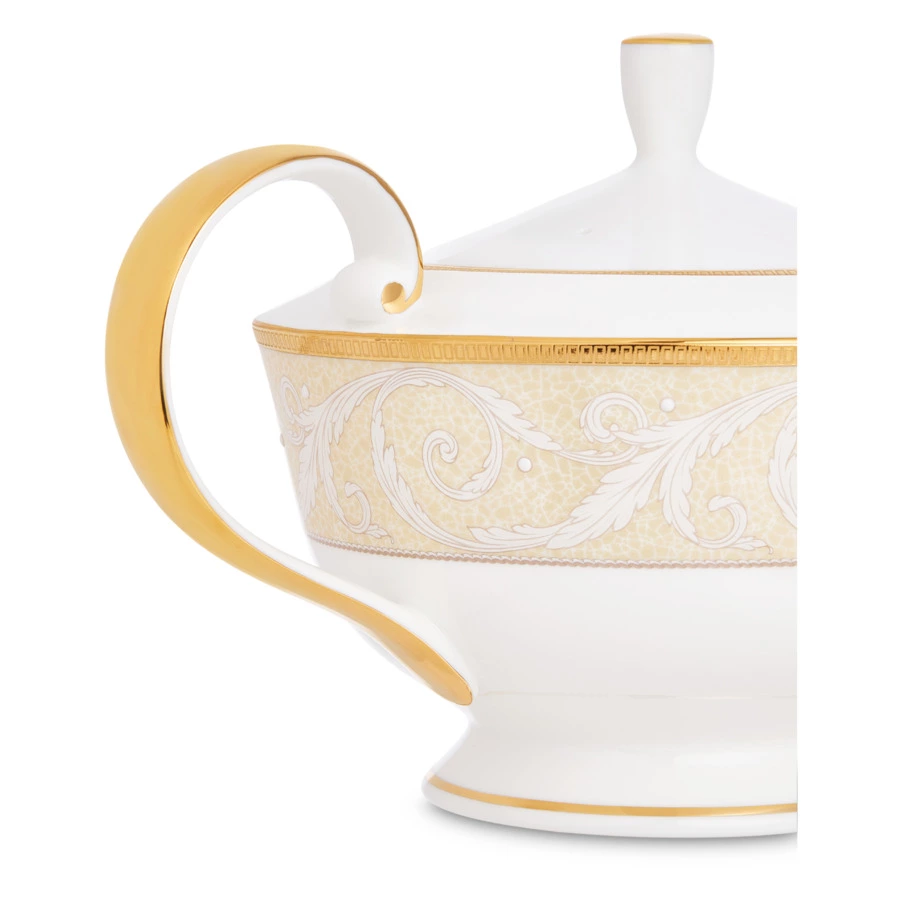 Чайник Narumi Золотой ноктюрн 940 мл, фарфор костяной