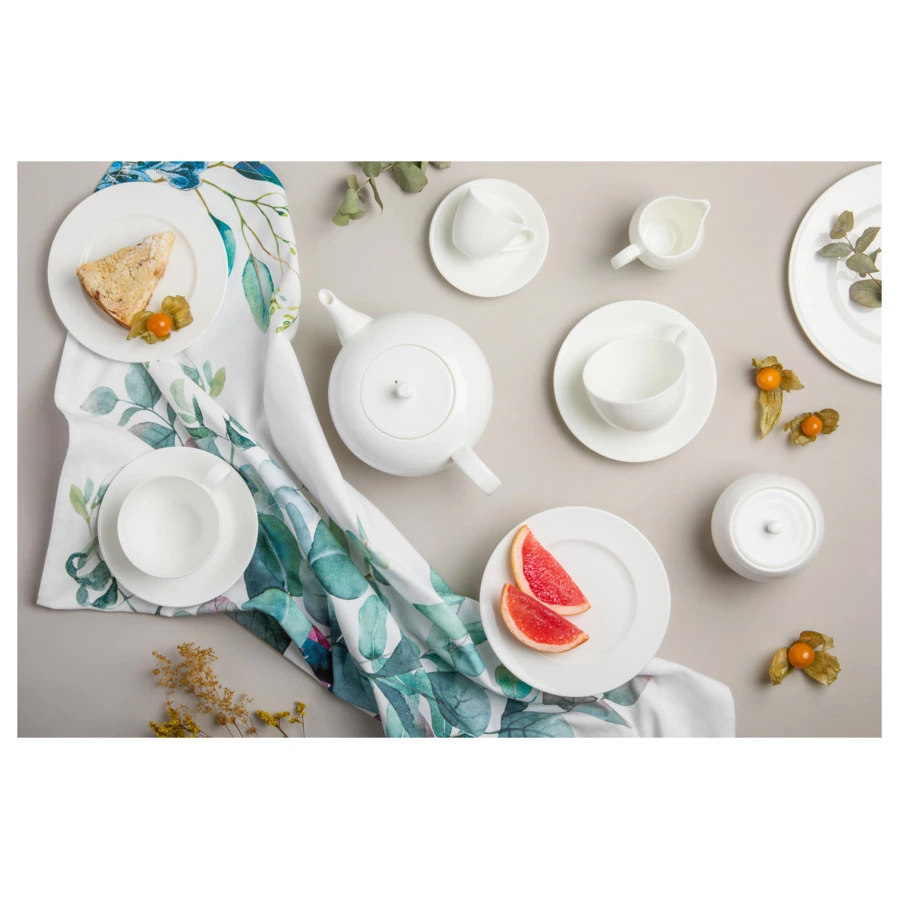 Молочник Narumi Терраса, рельеф 180 мл, фарфор костяной