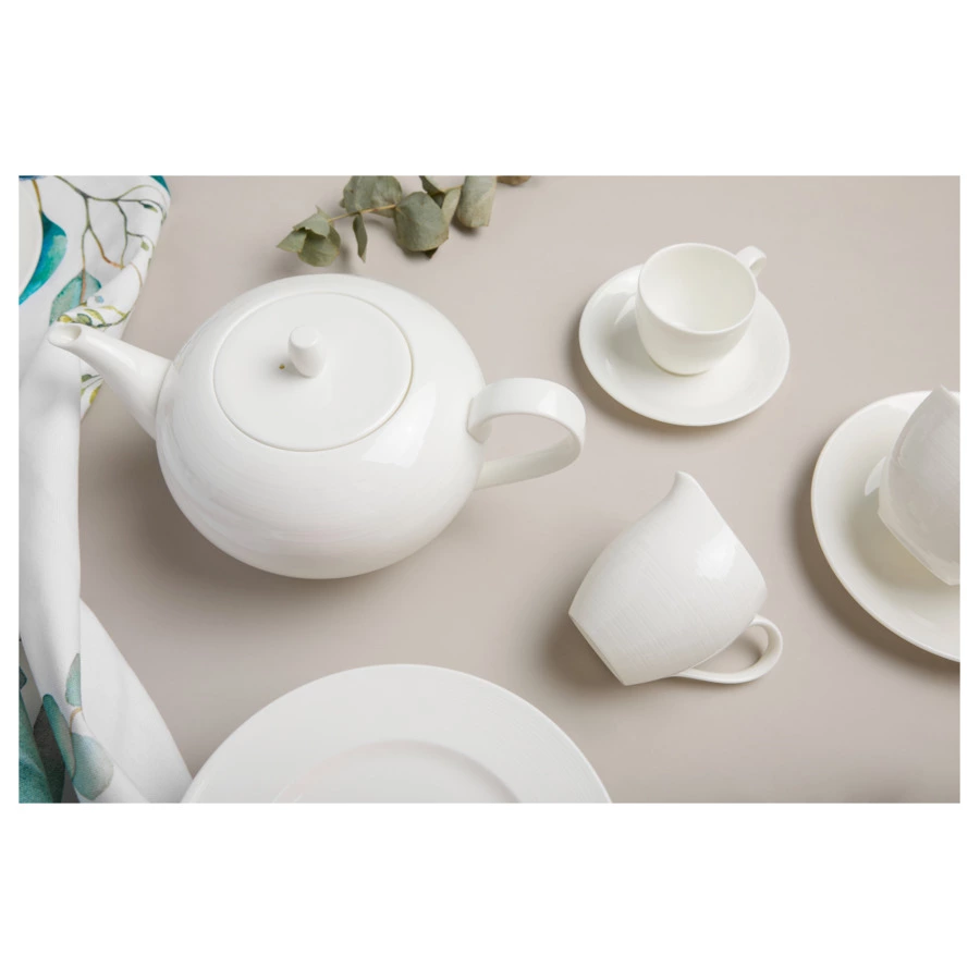 Сахарница Narumi Терраса, рельеф 430 мл, фарфор костяной