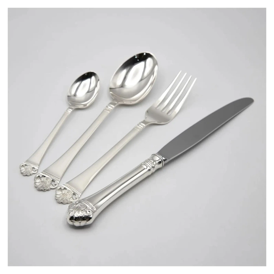 Набор столовых приборов в футляре АргентА Classic Эгоист Афина 236,02 г, серебро 925