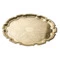 Поднос Queen Anne Чиппендейл 31 см, золотой цвет, сталь