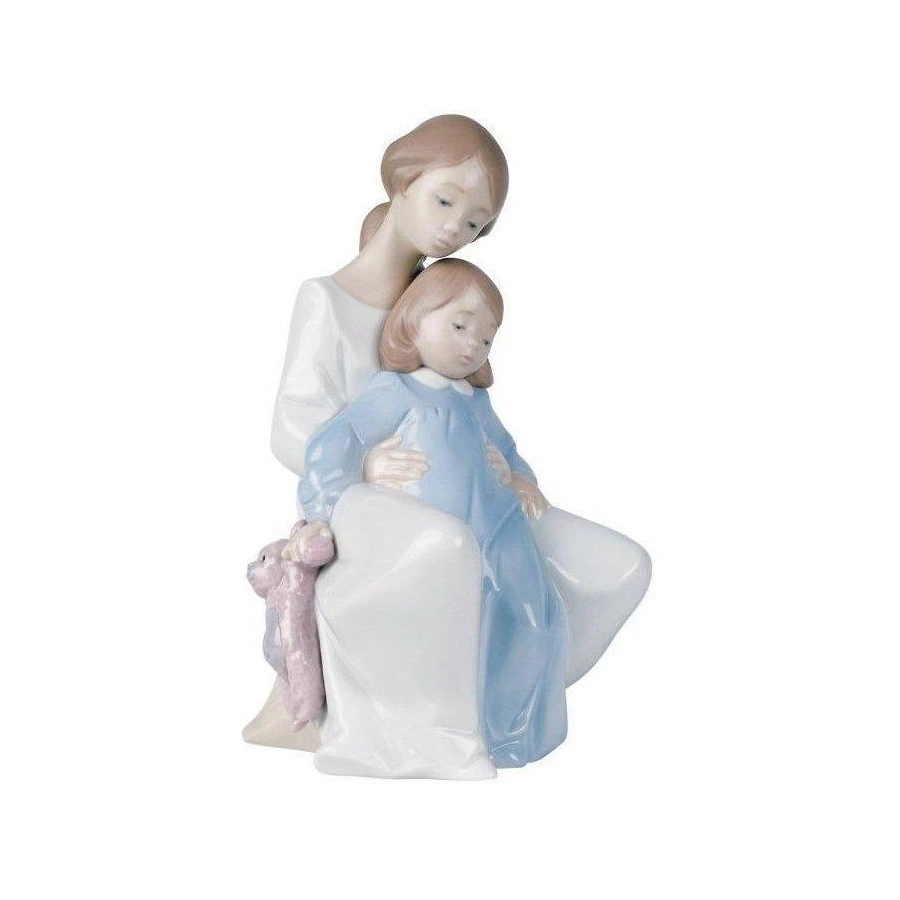 Фигурка NAO Мгновение с мамой 14х12х22 см, фарфор