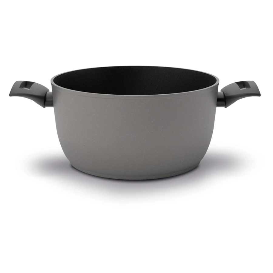 Кастрюля индукционная TVS Titan Elite 2,8 л, 20х10 см, титановое покрытие, ручки бакелит