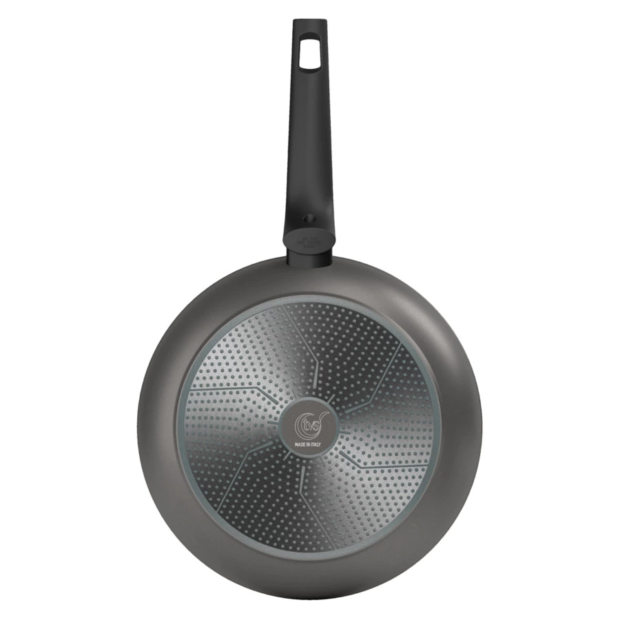 Сковорода индукционная TVS Titan Elite 24х6 см, титановое покрытие, ручка бакелит