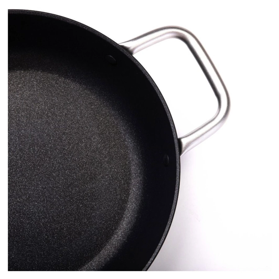 Сотейник индукционный TVS Terra Italia 26х6,5 см, алюминий кованый, 2 ручки из стали