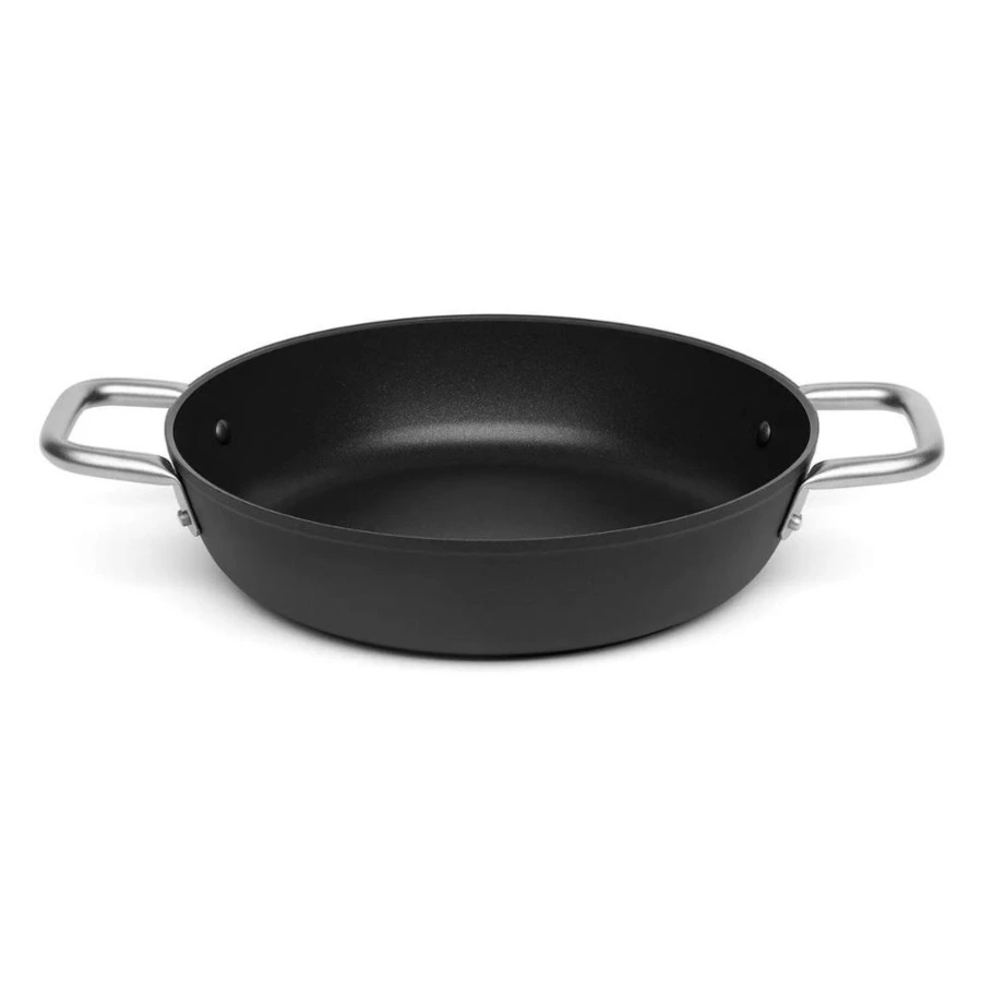 Сотейник индукционный TVS Terra Italia 26х6,5 см, алюминий кованый, 2 ручки из стали