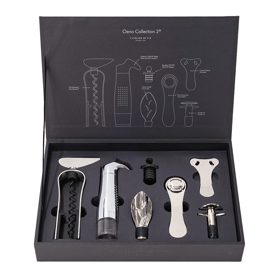 Набор инструментов для вина и шампанского L`Atelier du Vin Oeno Collection №2, в коробке