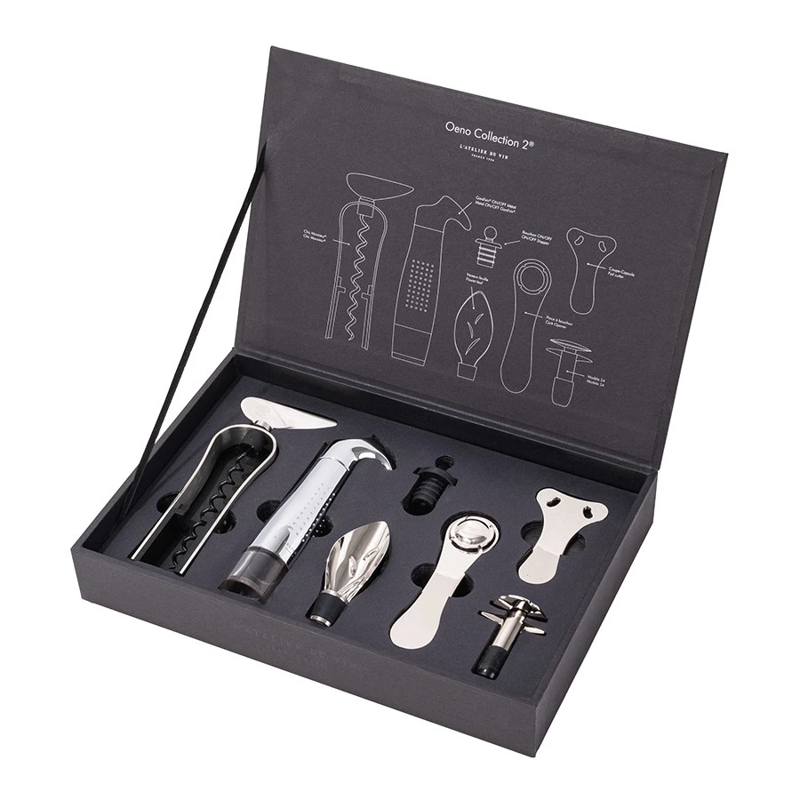 Набор инструментов для вина и шампанского L`Atelier du Vin Oeno Collection №2, в коробке