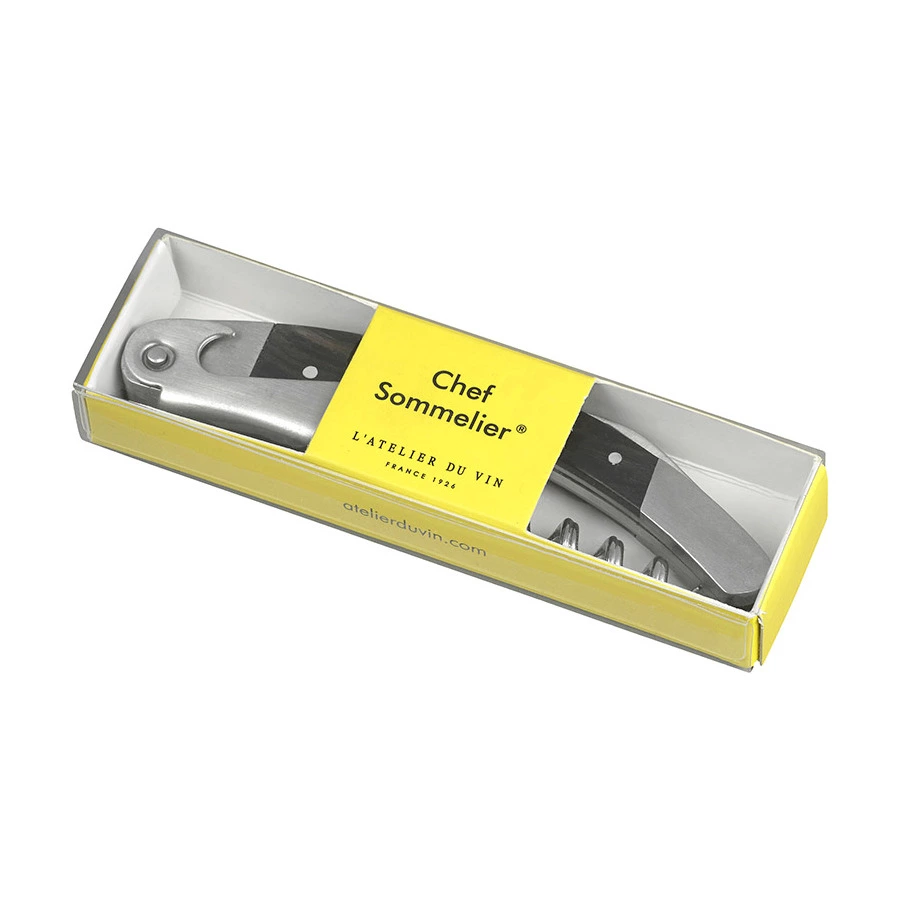 Штопор для вина L`Atelier du Vin Chef Sommelier, рукоять дерево