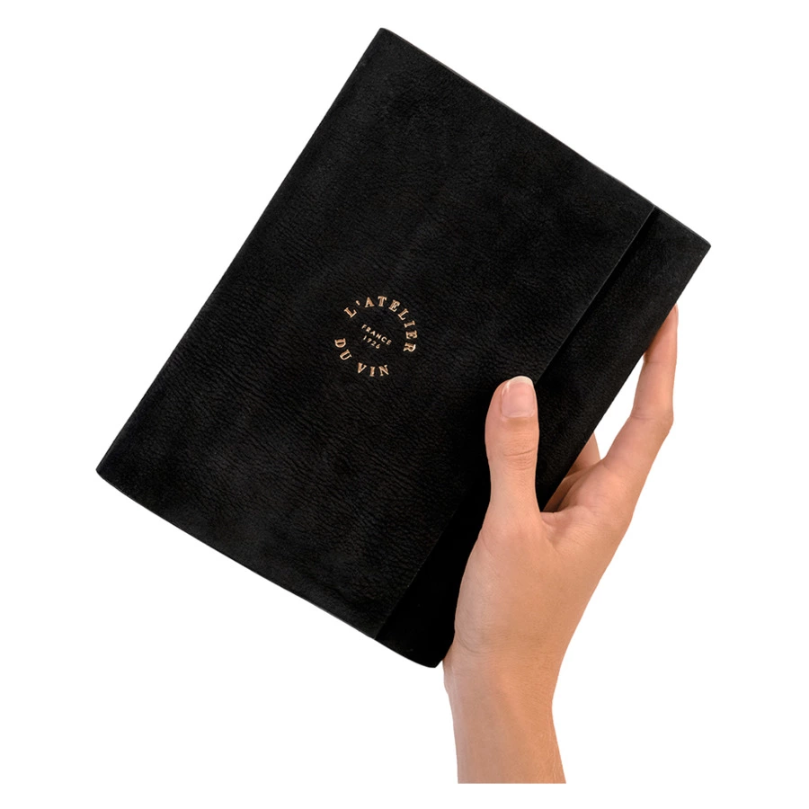 Штопор для вина рычажный в кожаном чехле L`Atelier du Vin Oeno Motion Gold Nomad