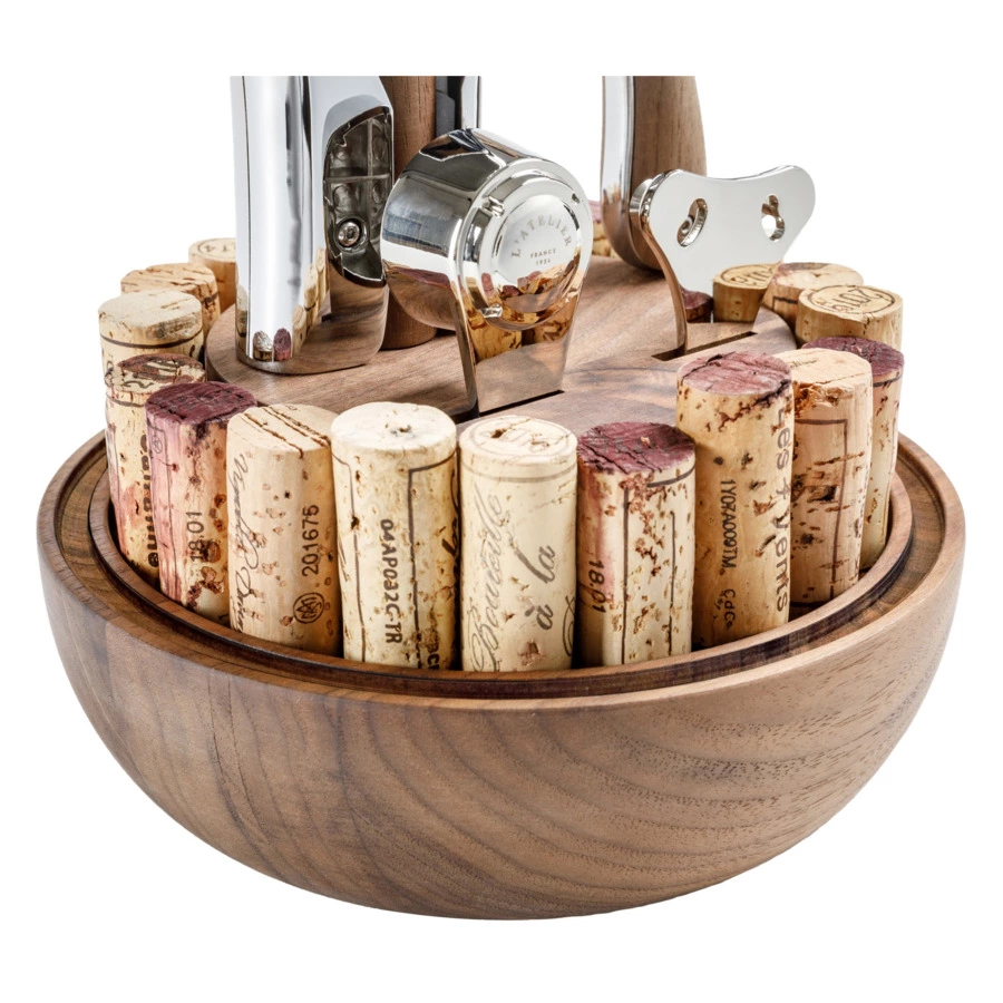 Набор инструментов для вина и шампанского L`Atelier du Vin Oeno Motion Groom, в подставке