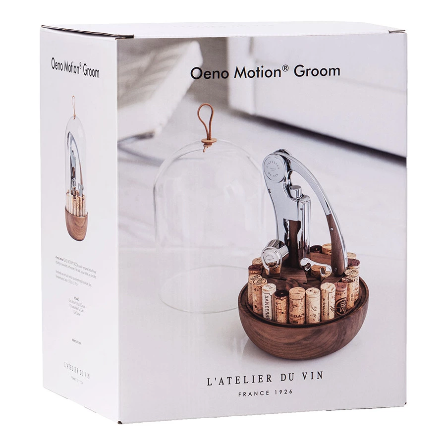 Набор инструментов для вина и шампанского L`Atelier du Vin Oeno Motion Groom, в подставке