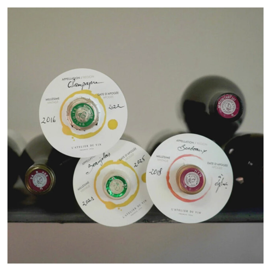 Маркировочные диски для бутылок L`Atelier du Vin Disques de Cave