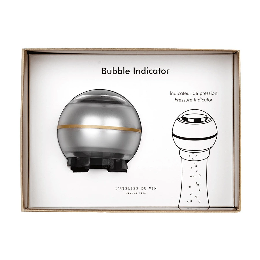 Пробка для шампанского с индикатором колличества пузырьков L`Atelier du Vin Bubble Indicator