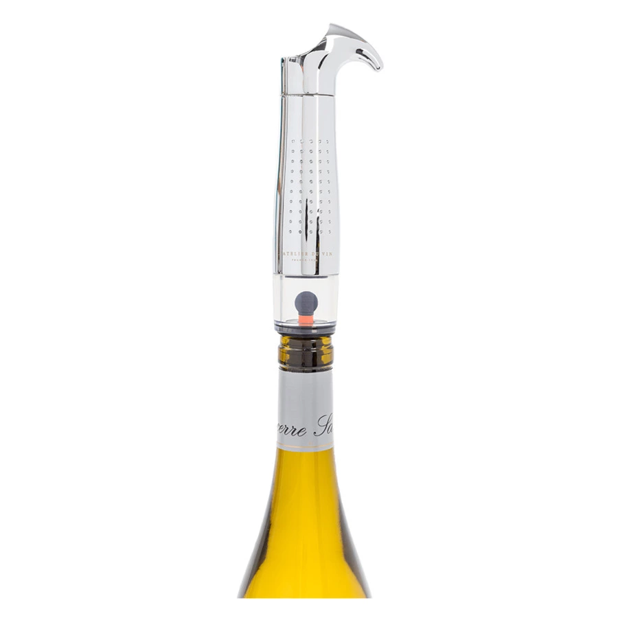 Вакуумный насос для вина с 2 пробками L`Atelier du Vin Gard`vin Chrome, п/к