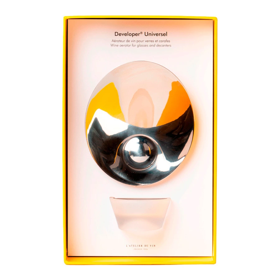 Аэратор для вина на бокал или декантер L`Atelier du Vin Developer Universel et son socle