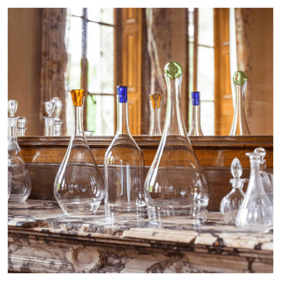 Декантер для красного и белого вина с синей пробкой L`Atelier Du Vin Carafe Perchee 750 мл