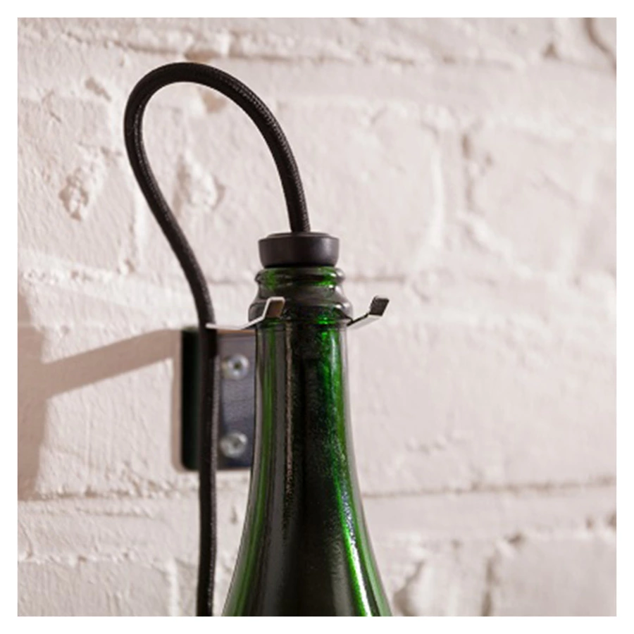 Светильник подвесной из винной бутылки L`Atelier du Vin Bouteille Torche Vert bouteille