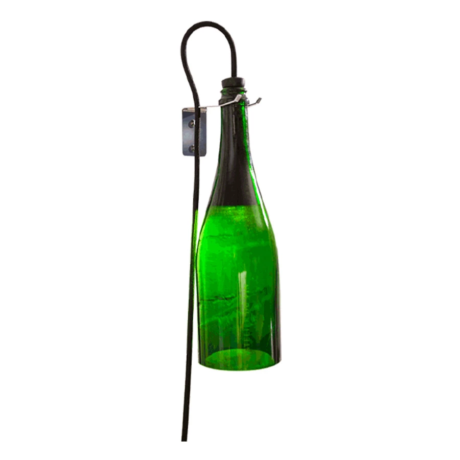 Светильник подвесной из винной бутылки L`Atelier du Vin Bouteille Torche Vert bouteille
