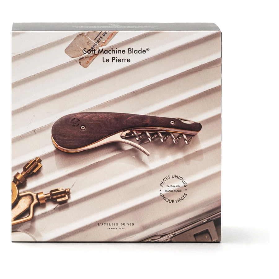 Штопор для вина L`Atelier du Vin Soft Machine Blade - Le Pierre, рукоять черное дерево