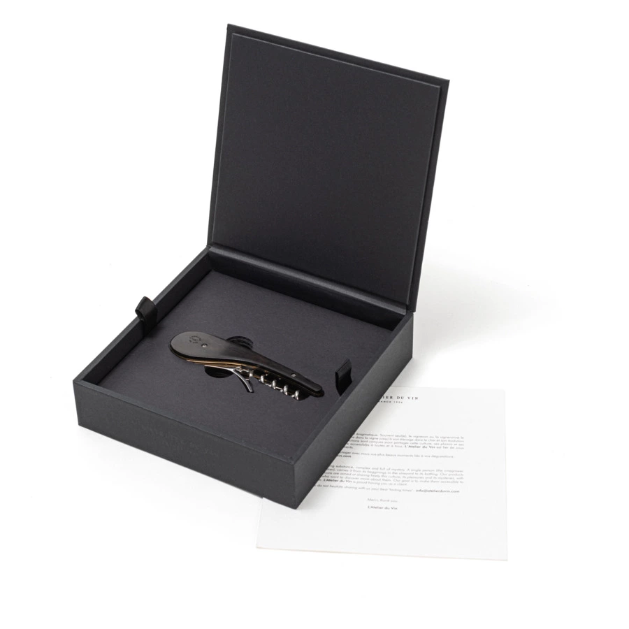 Штопор для вина L`Atelier du Vin Soft Machine Blade - Le Pierre, рукоять черное дерево