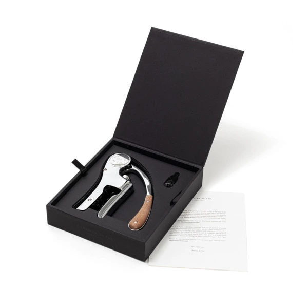 Штопор для вина рычажный L`Atelier du Vin Oeno Motion Wood & Chrome, в коробке