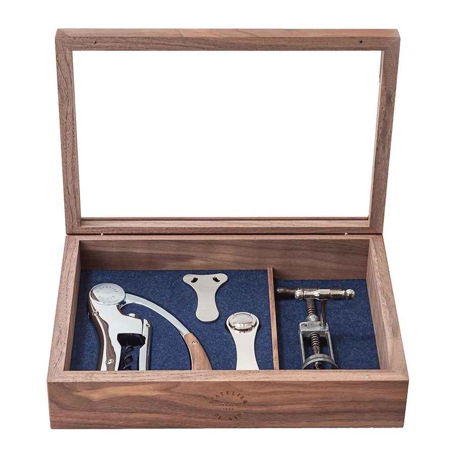 Набор инструментов для вина и шампанского с коллекционным штопором L`Atelier du Vin Le Collectionneu