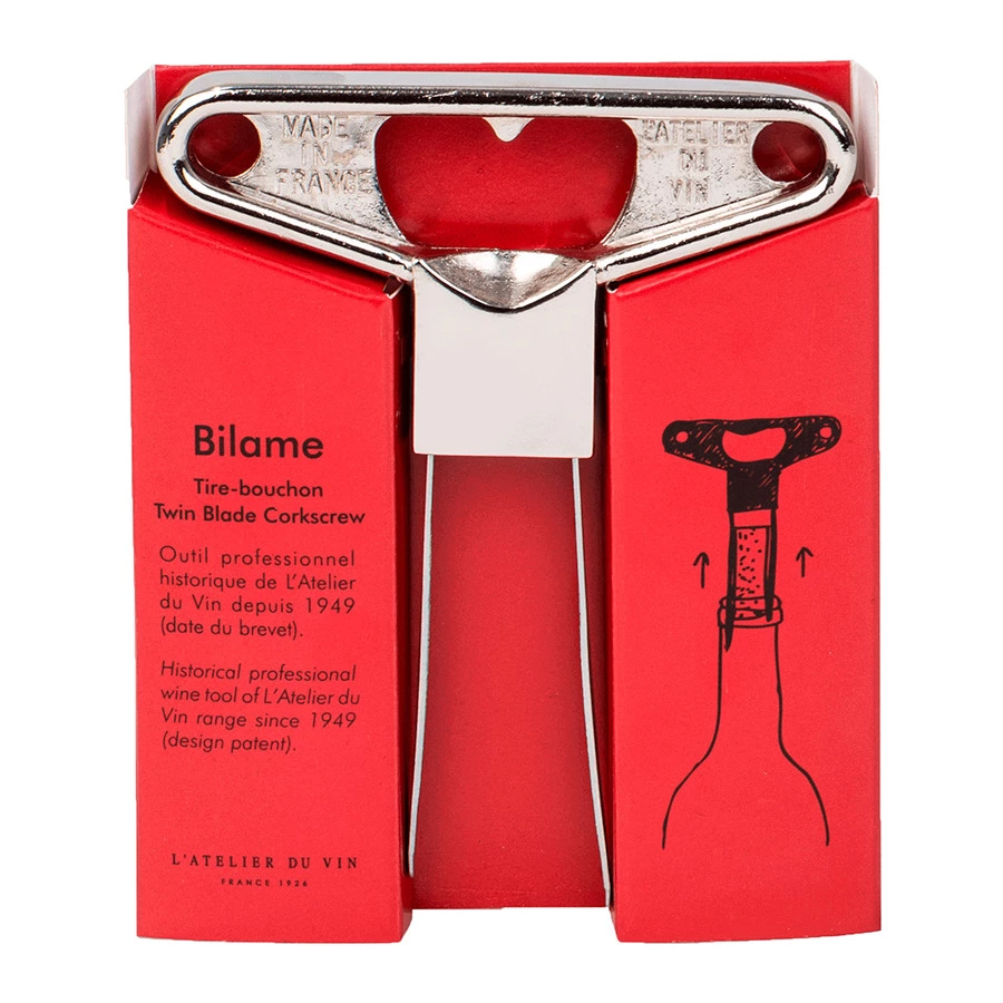 Штопор для вина цыганский L`Atelier du Vin Bilame Chrome