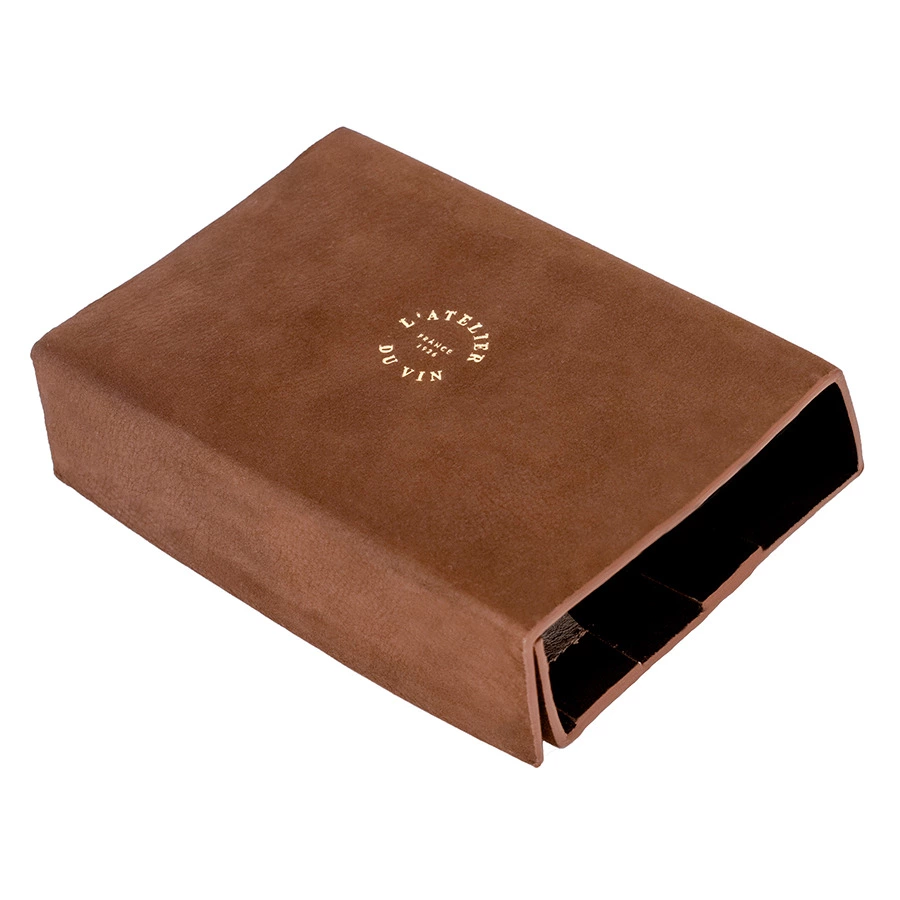 Набор для дегустации на 3 персоны L`Atelier du Vin Les Bijoux, в кожаном чехле