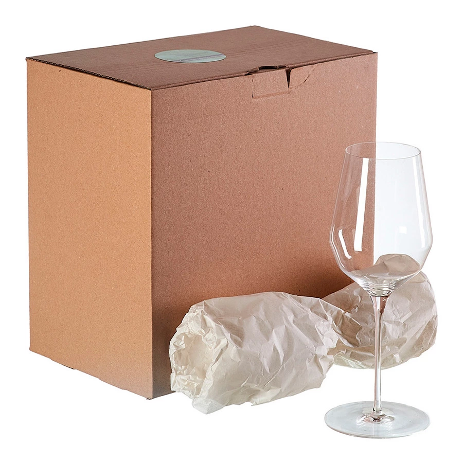 Бокалы для белого вина Markthomas Double Bend White 370 мл, 6 шт, хрусталь, п/к