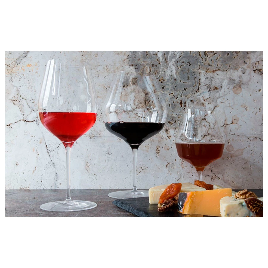 Бокалы для коньяка и пива Markthomas Double Bend Beer 470 мл, 2 шт, хрусталь, п/к