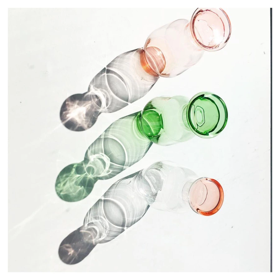 Графин для воды Markthomas Double Bend Carafe Green 1 л, хрусталь, зеленый, п/к