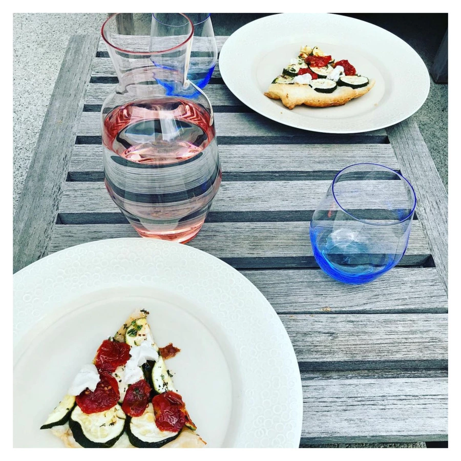 Графин для воды Markthomas Double Bend Carafe Green 1 л, хрусталь, зеленый, п/к