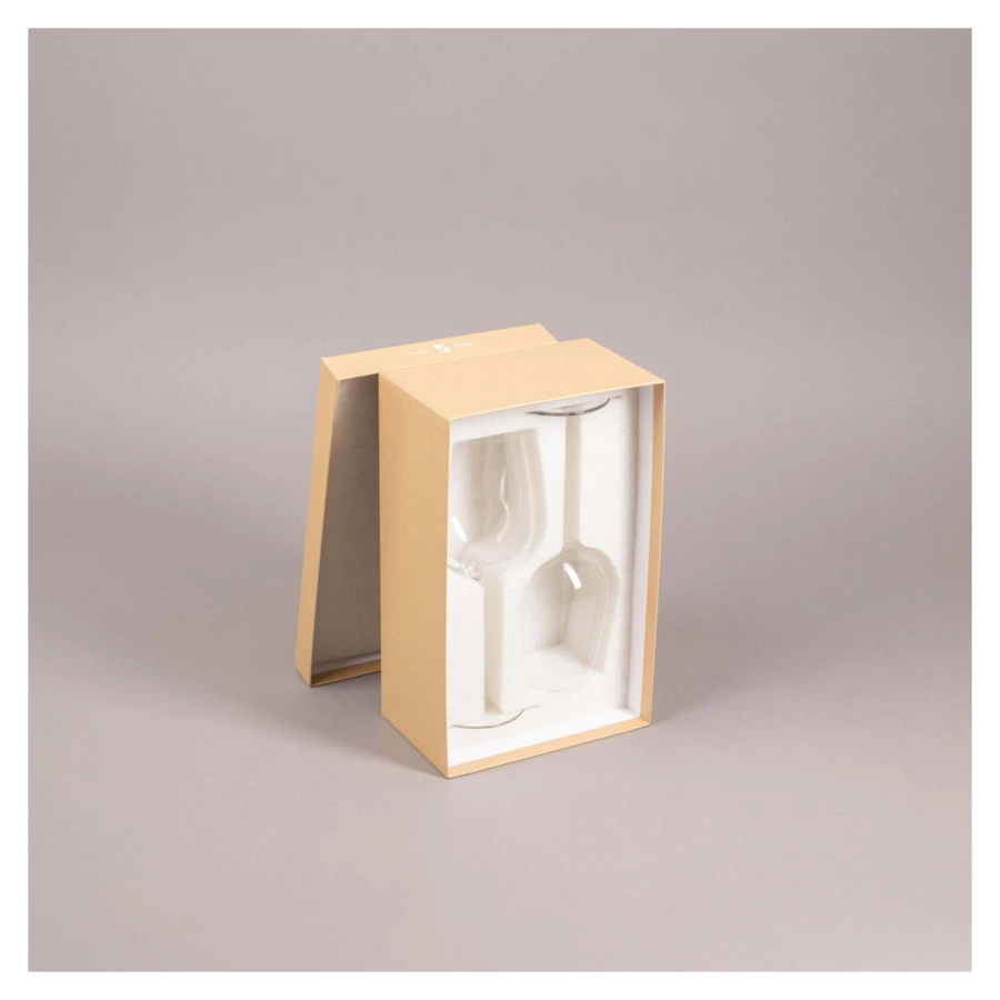 Бокалы для белых и шампанских вин Sydonios l’Universel 350 мл, 2 шт, хрусталь, п/к