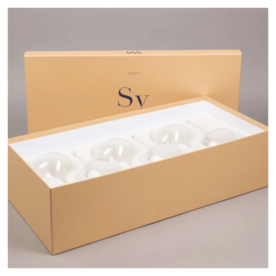 Бокалы для белых и шампанских вин Sydonios l’Universel 350 мл, 6 шт, хрусталь, п/к