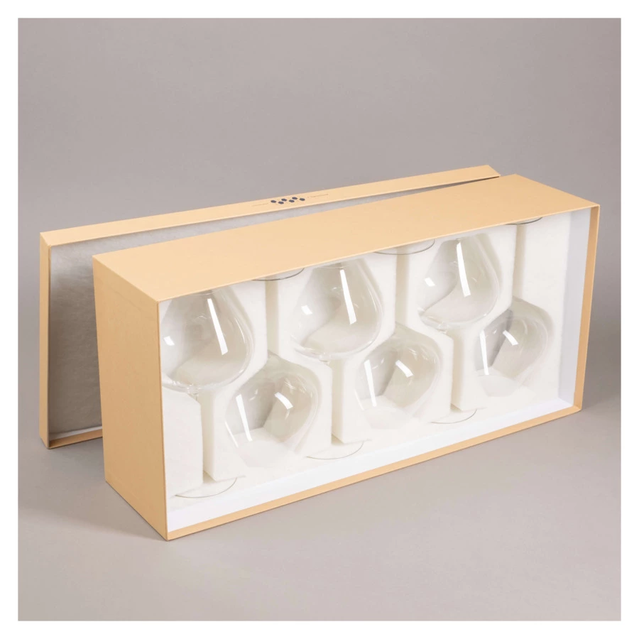 Бокалы для вин Бургундии Sydonios le Subtil 860 мл, 6 шт, хрусталь, п/к