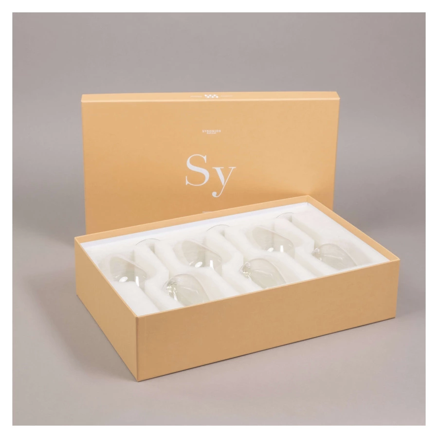 Бокалы для терруарных белых и шампанских вин Sydonios Empreinte 420 мл, 6 шт, хрусталь, п/к