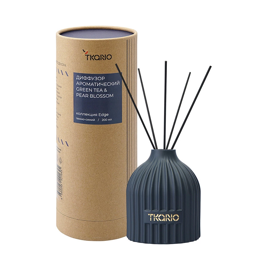 Диффузор Tkano Edge Green tea & Pear blossom 200 мл, синий