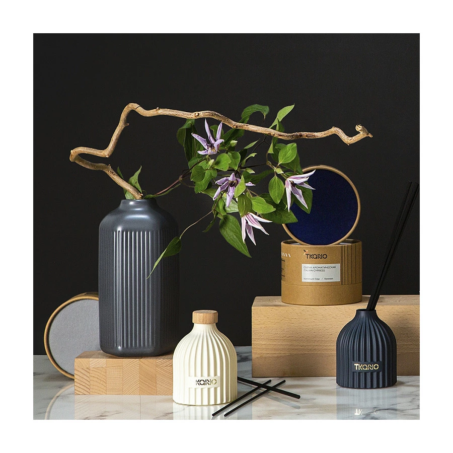 Диффузор Tkano Edge Green tea & Pear blossom 200 мл, синий