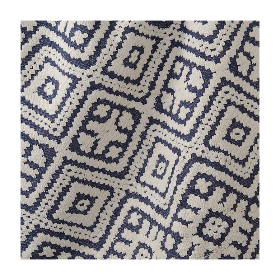 Ковер напольный Tkano Ethnic 160х230 см, хлопок Jaipur, синий