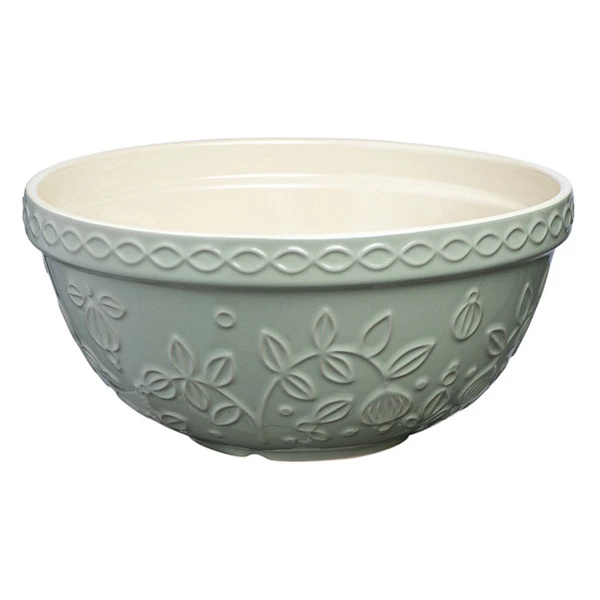 Миска Tkano Russian North Ягоды Тайги 1,5 л, каменная керамика, серо-мятная