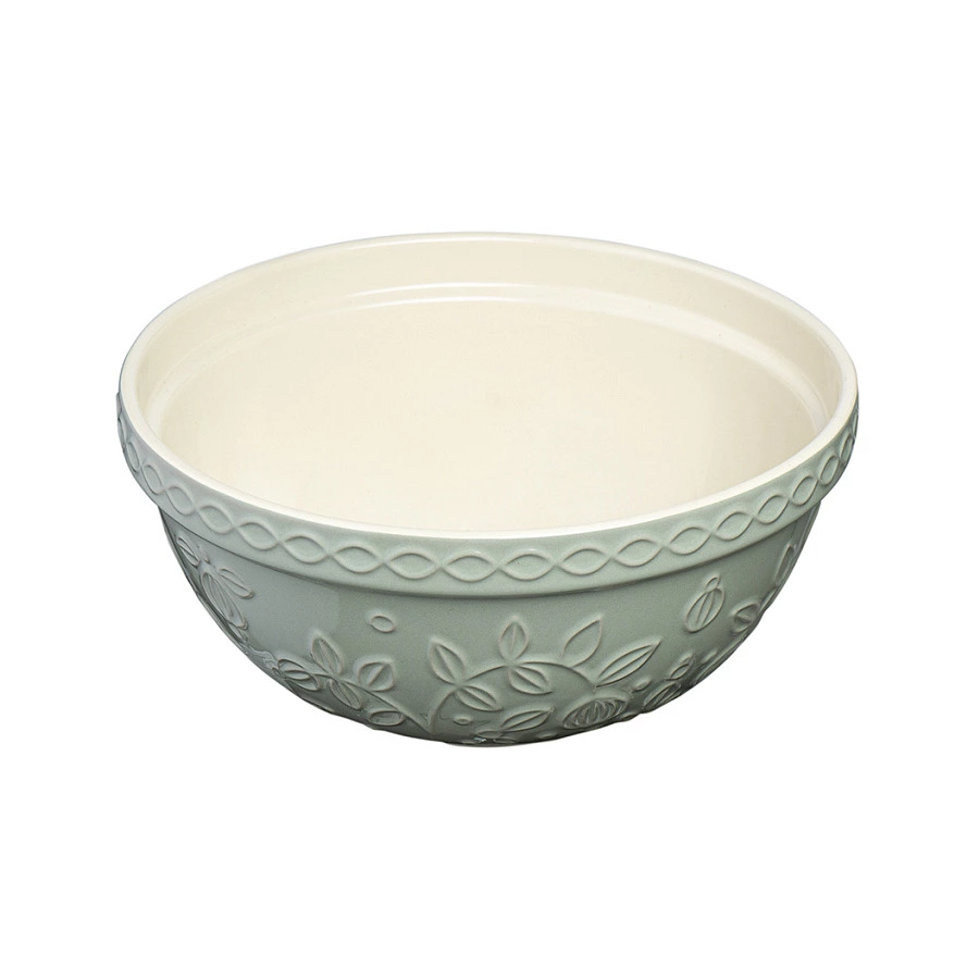 Миска Tkano Russian North Ягоды Тайги 1,5 л, каменная керамика, серо-мятная